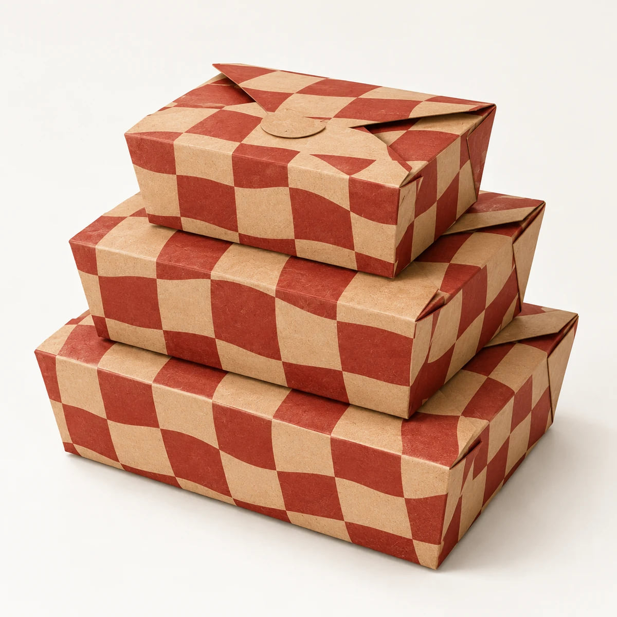 Kotak Makan Kertas Kraft — OEM untuk Merek Bawa Pulang — visualisasi desain cetak dan komposisi kustom