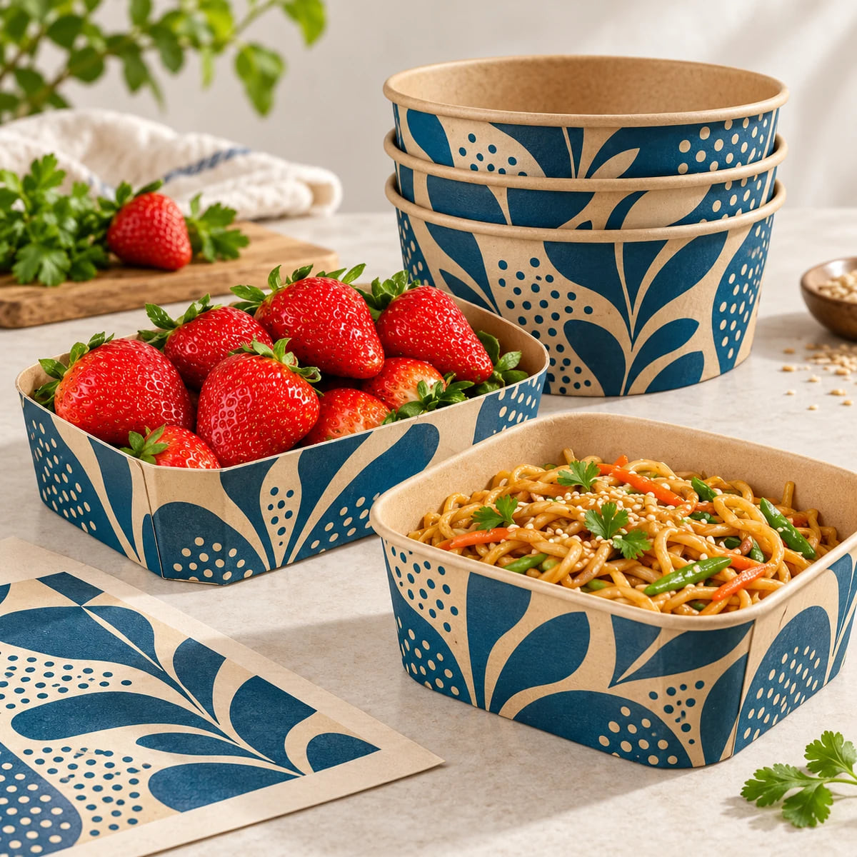 Fresh Food & Deli Packaging Supplier — Custom Retail Brands — custom artwork and composition visualization